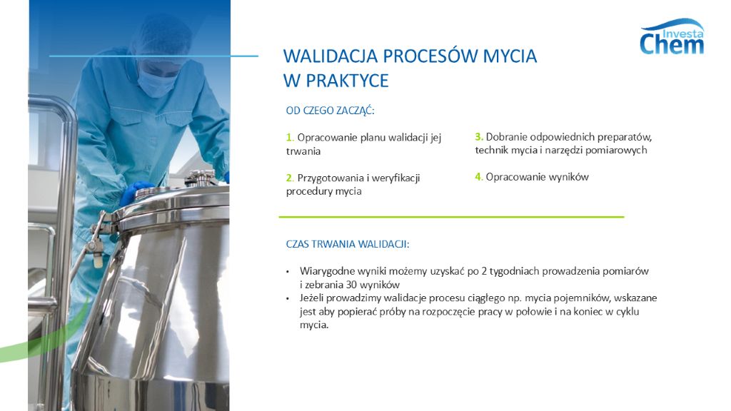 walidacja procesów mycia w praktyce infrografika