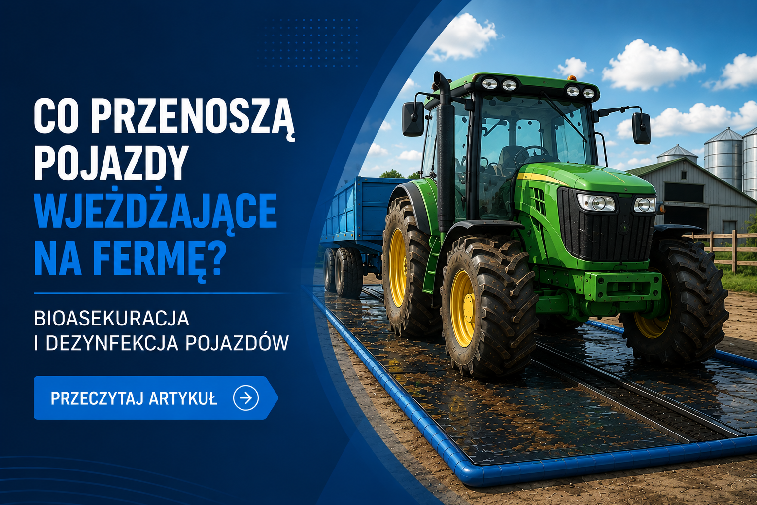 Co przenoszą pojazdy wjeżdżające na fermę
