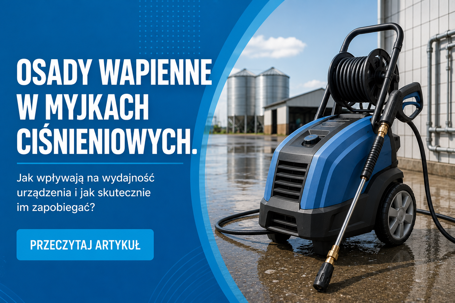 Osady wapienne w myjkach ciśnieniowych
