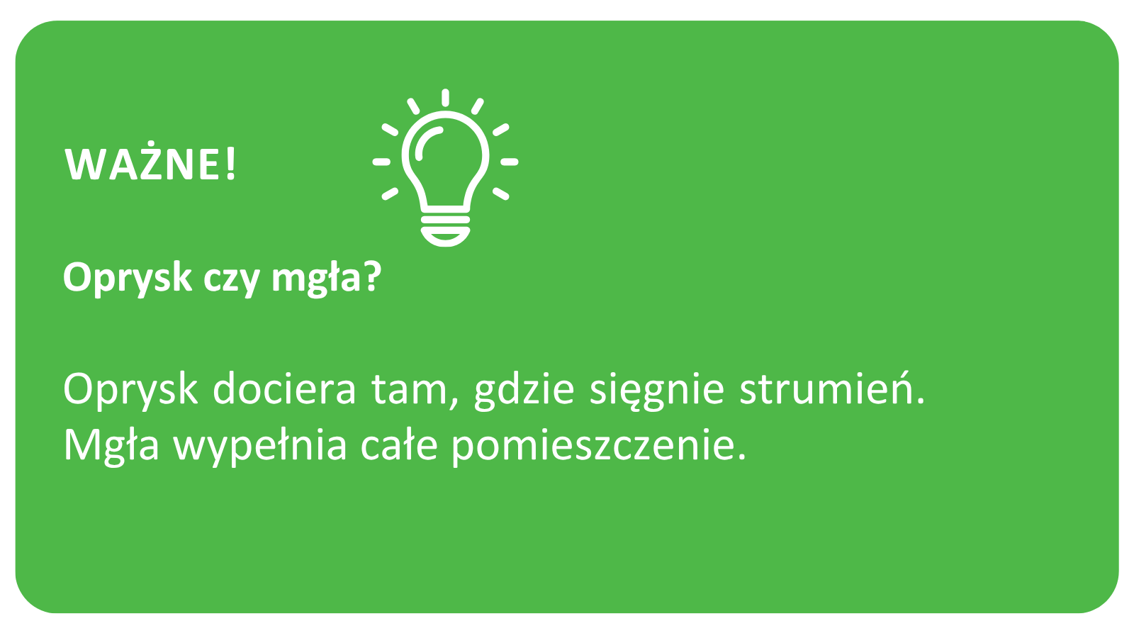 Różnica między zamgławianiem a opryskiem
